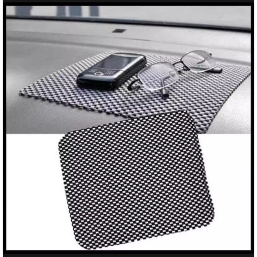 Car Anti-Slip Dashboard Sticky Pad Non-Slip Mat Dashboard Universal Alas Karet 20 x 20 cm 20cm