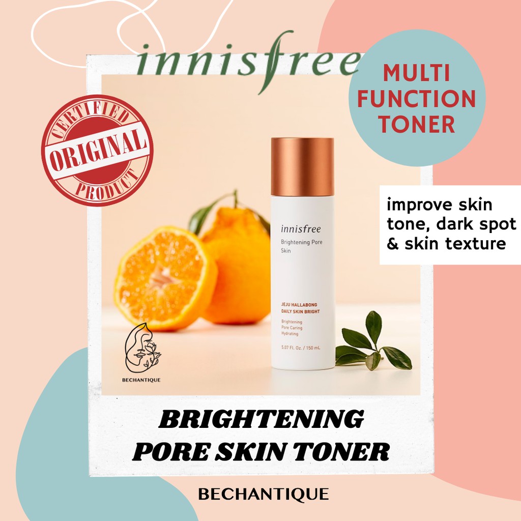 Original INNISFREE Brightening Pore Skin Toner 150ml