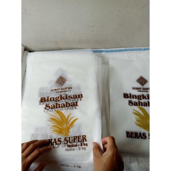 plastik beras 3 kg custom