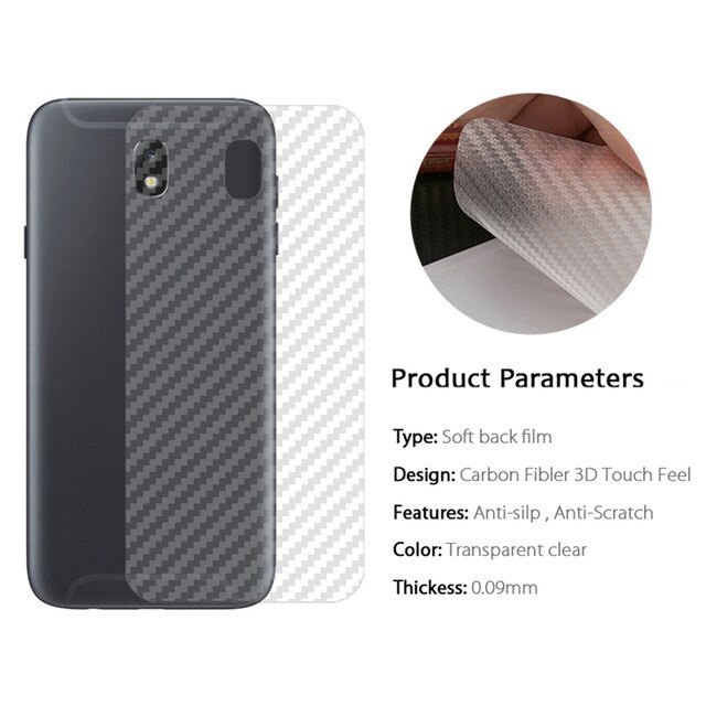 Back Skin Carbon Samsung J5 Pro - Skin Carbon Samsung J5 Pro