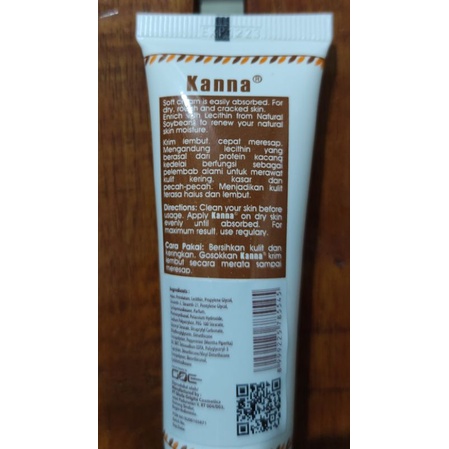 Kanna Cream 15 Gram / Mengobati Kulit Kering / Kasar / Pecah-pecah