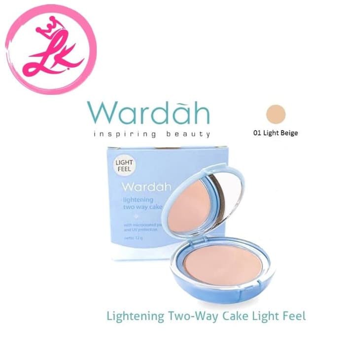 ✨LACIKOSME✨ WARDAH LIGHTENING TWO WAY CAKE LIGHT FEEL