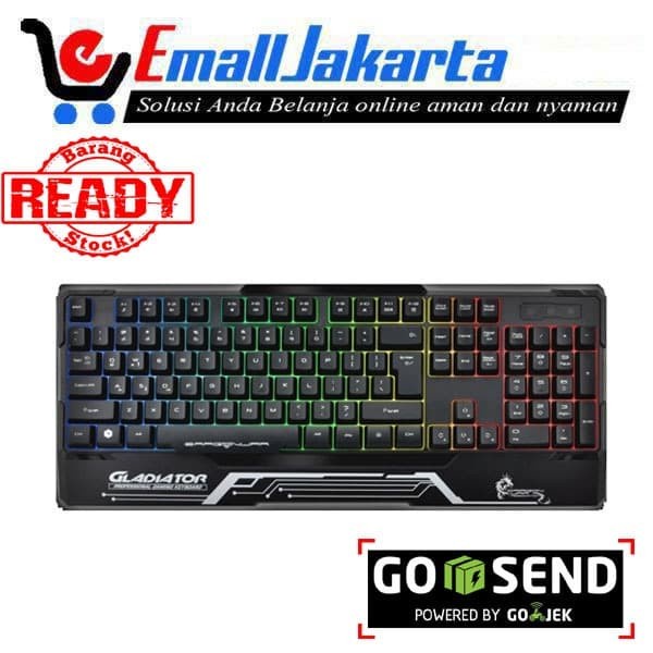 Keyboard Gaming Semi Mechanical Dragonwar Gladiator GK-008-BK-EHG / KE-008(GK)