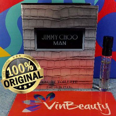 Vial Parfum OriginaL Jimmy Choo Man EDT 2 ml For Men Murah