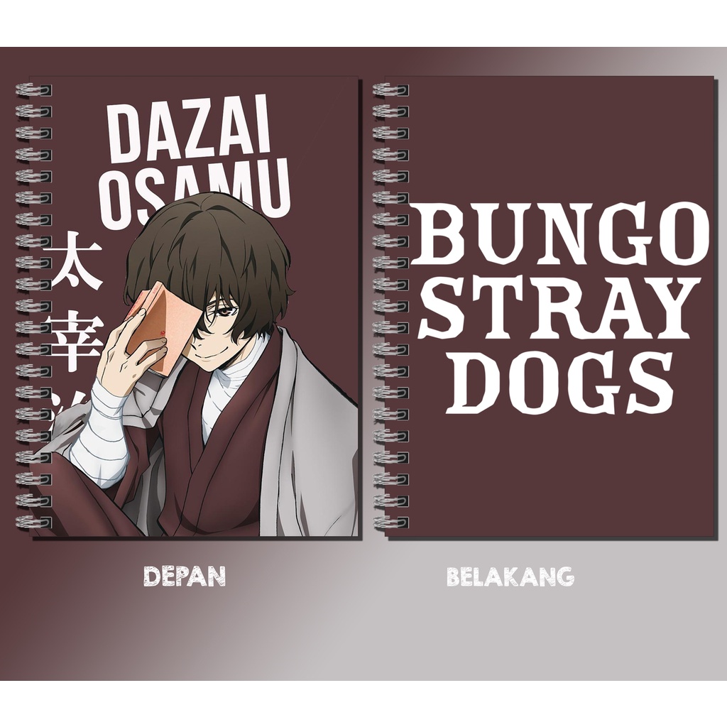 

Notebook/buku catatan anime bungo stray dog