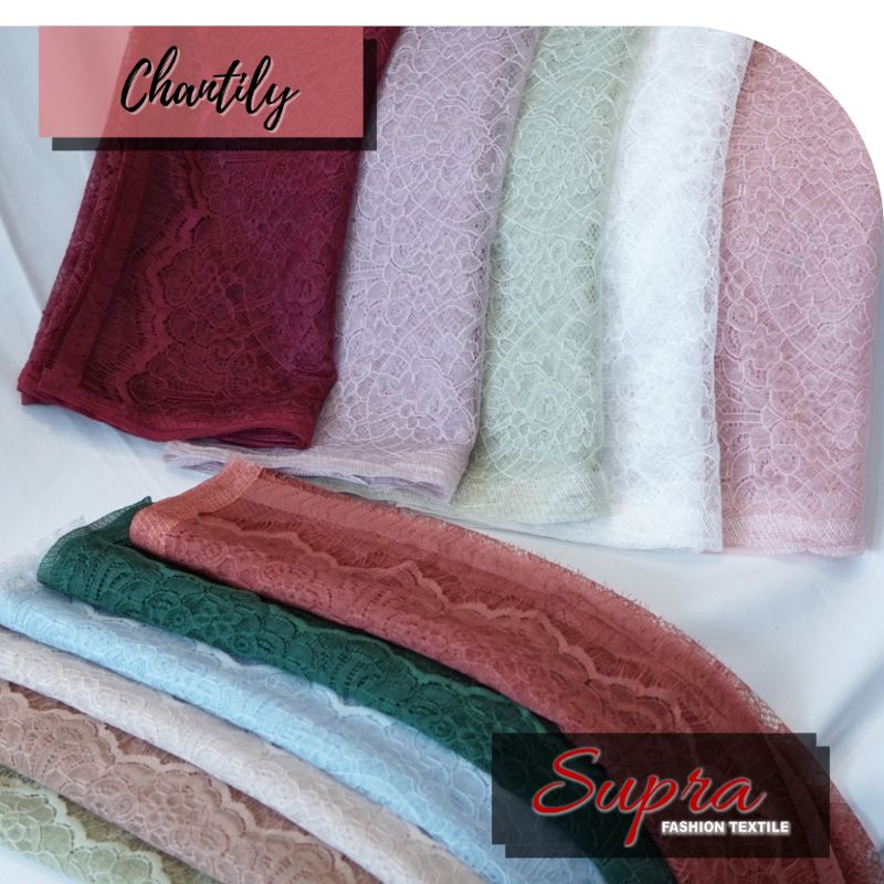 New Lace chantily/lace panel