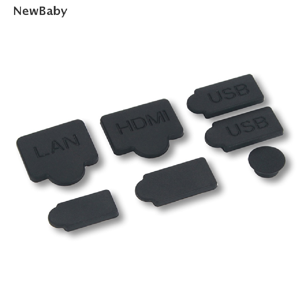 7pcs Cover Plug USB HDM Bahan Silikon Anti Debu Untuk Konsol Game PS5