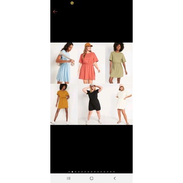 OLD NAVY Short-Sleeve Waist-Defined Slub-Knit Mini T-Shirt Dress