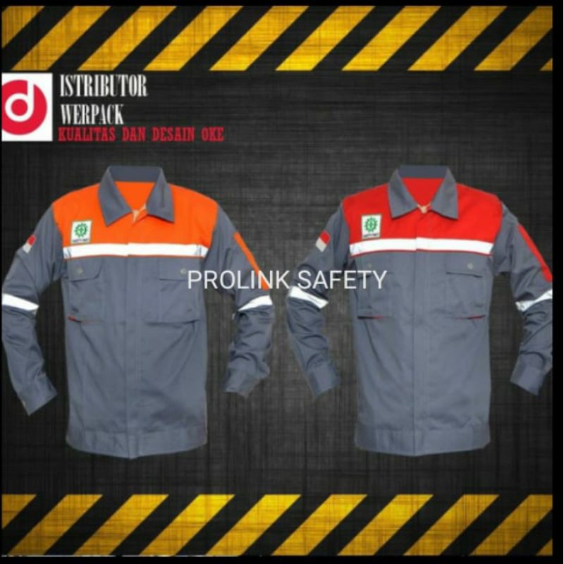 BAJU SERAGAM SAFETY 2 WARNA RESLETING