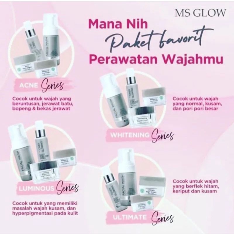 ULTIMATE SERIES MS GLOW / PAKET ULTIMATE // PAKET FLEK, MS GLOW ULTIMATE