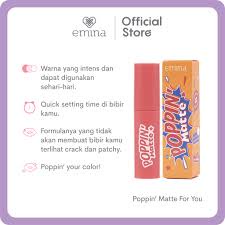Emina poppin matte