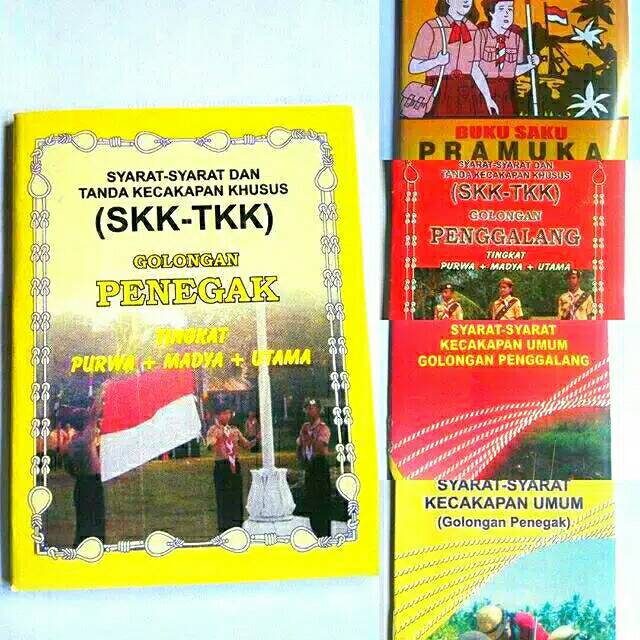 Buku SKK TKK Pramuka siaga penggalang penegak 1pcs