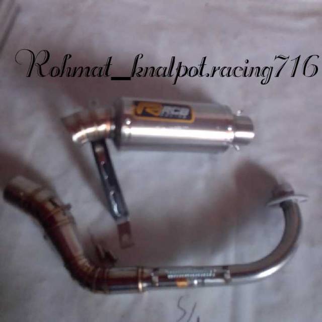 KNALPOT RACING RCB OVAL ALL MOTOR BEAT MIO M3 SCOPY