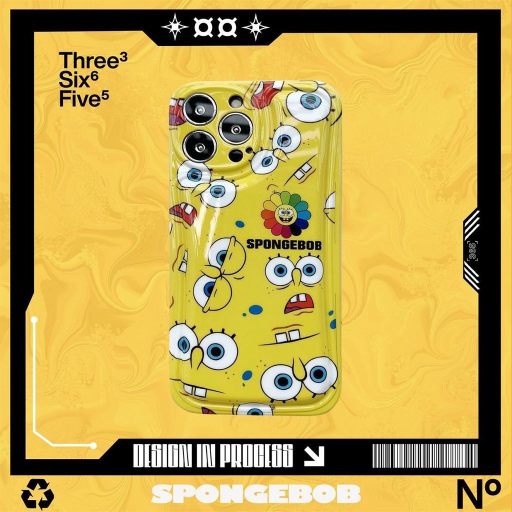 Case Motif SpongeBob SquarePants Pie Daxing Untuk iphone 12 13 11 Pro Max X Xs Max Xr Rjz6