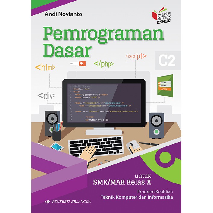 Buku Smk Pemrograman Dasar Smk Bid Tekominfo Kls X Kikd17 0050050080 Shopee Indonesia