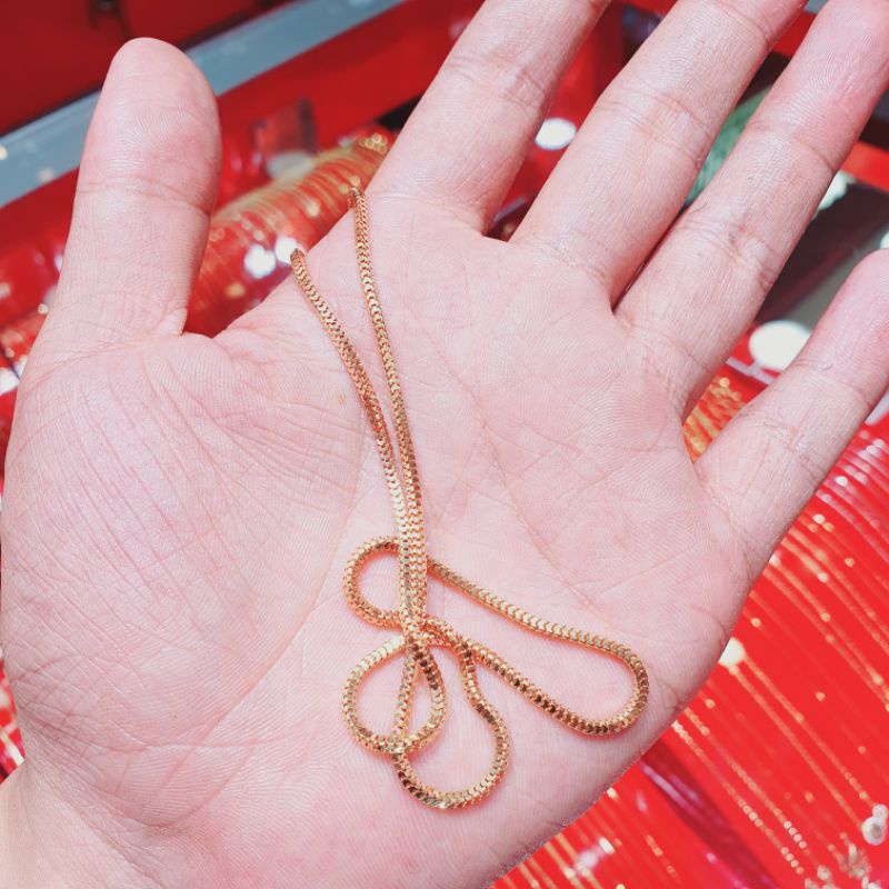 kalung milano 4 gram emas asli kadar 375