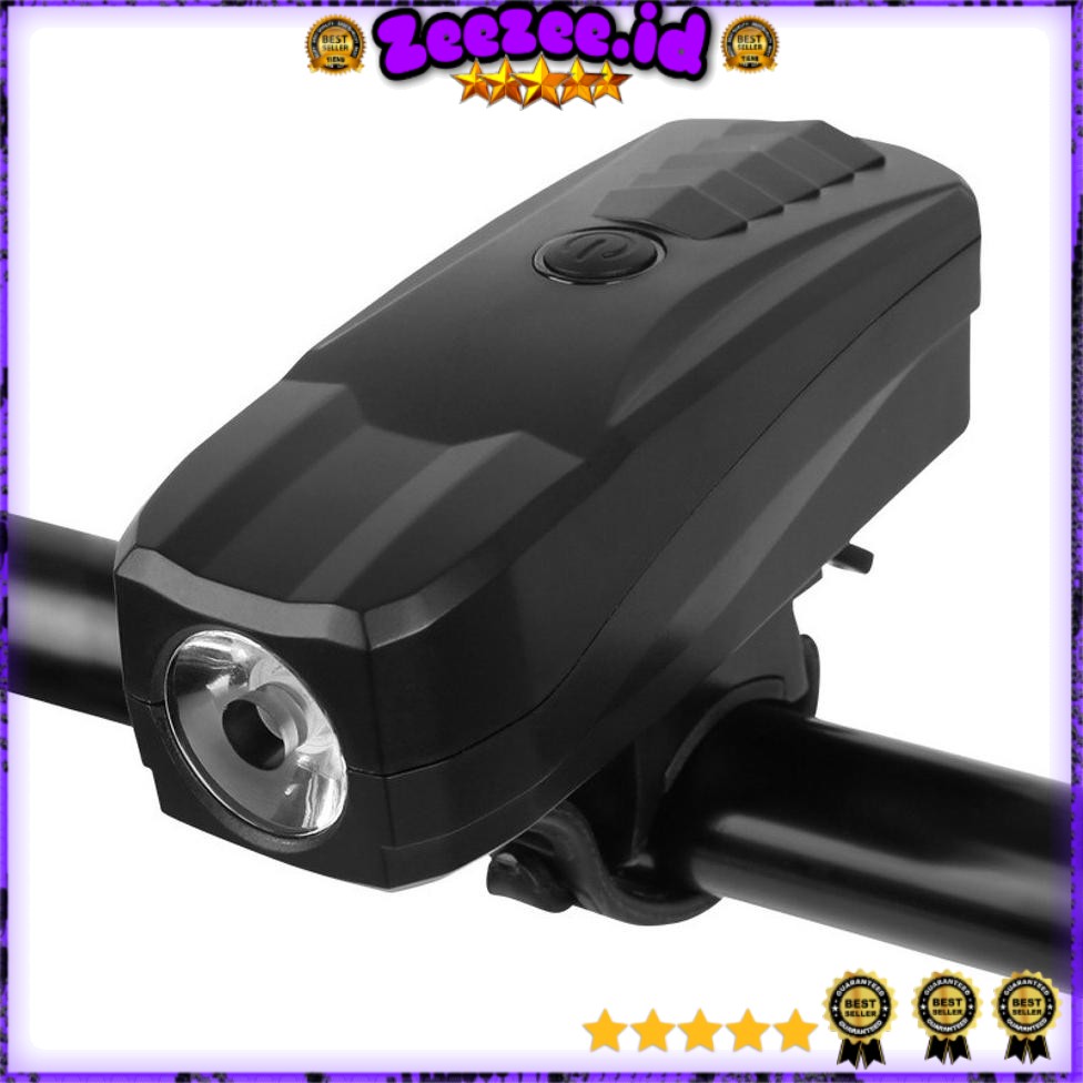 Lampu Alarm Klakson Sepeda Waterproof Anti Theft - SJ-10530 - Black