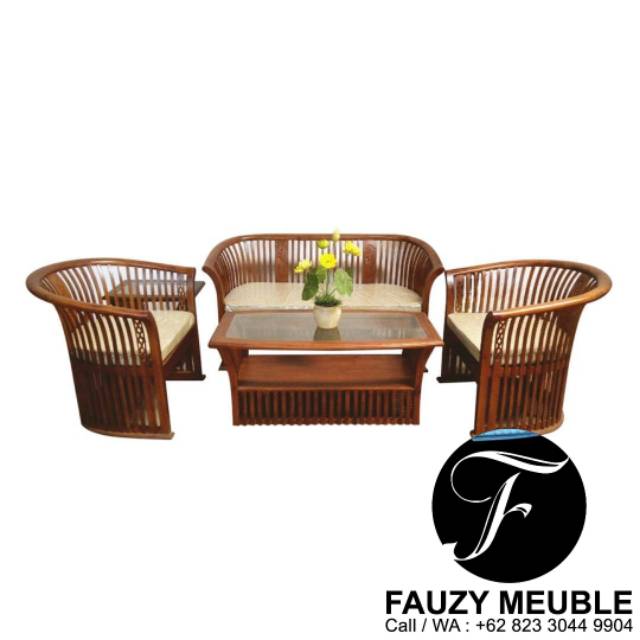 Kursi Tamu Keranjang Jepara, Kursi Tamu Jati Jepara