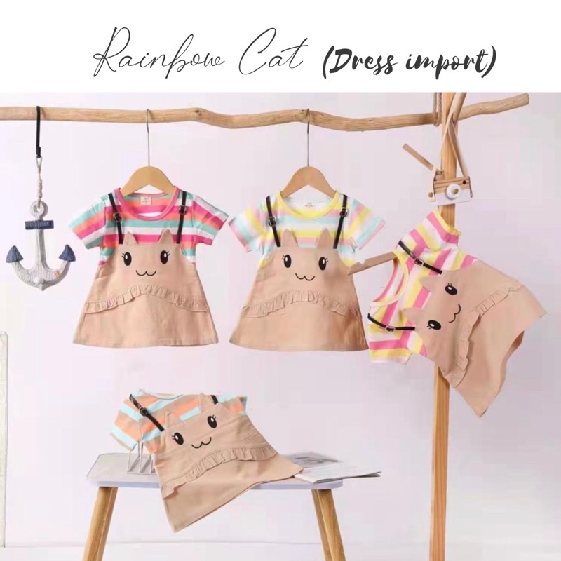 Miiko Overall Baju Setelan Jumper Rok Kaos Pergi Lucu Fashion Anak Bayi Perempuan Cewek Terlaris-1
