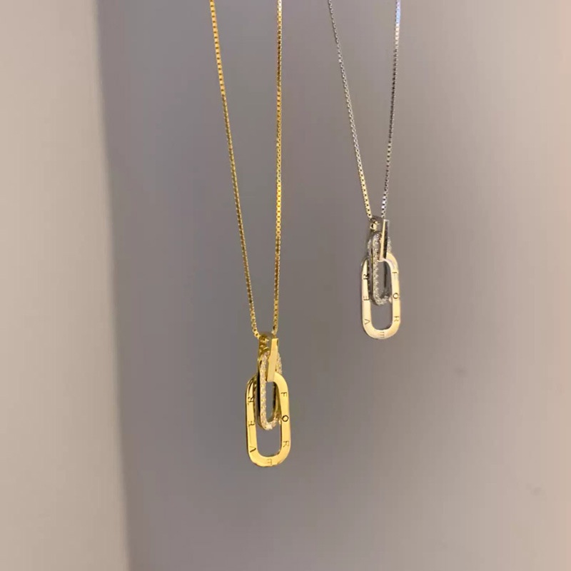 Kalung Emas 18k Desain Huruf