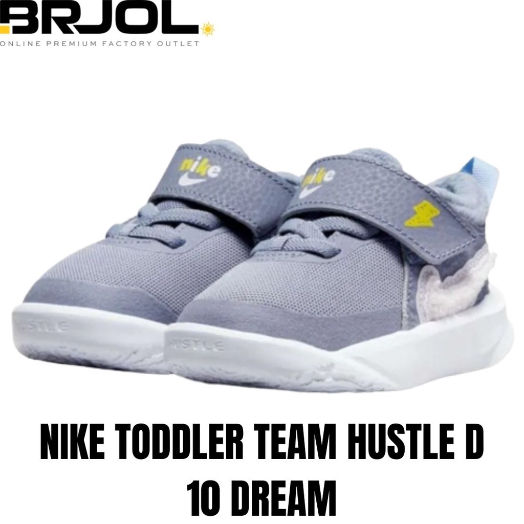 SEPATU ANAK ORIGINAL NIKE TEAM HUSTLE D 10 DREAM DD0792410 TODDLER