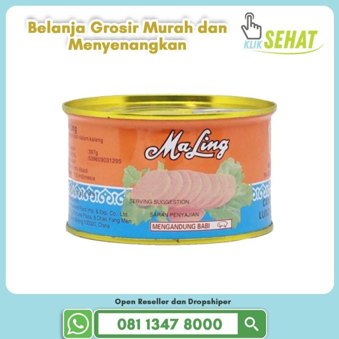 

vaargavaldian5678 MaLing / Ma Ling Pork Canned Daging Babi FYF 397g / Daging Babi Kaleng TERLARIS TERPERCAYA ORIGINAL