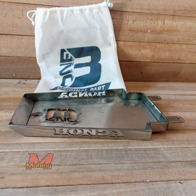 pangkon aki CB / GL tipis bahan stainless stenlis