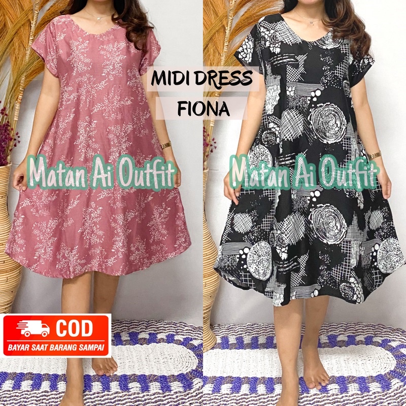 DRESS DASTER PAYUNG FIONA RUMAHAN RAYON PANTAI BALI