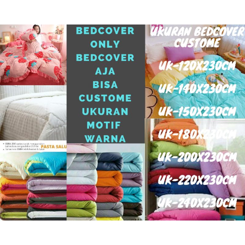 BEDCOVER SINGLE,BEDCOVER KATUN,BEDCOVER LOKAL,BEDCOVER SAJA,BEDCOVER MOTIF RAINBOW