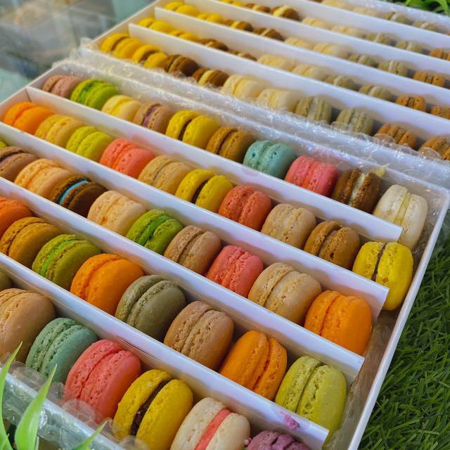

Macaron baby isi 50 mix tepung almond asli