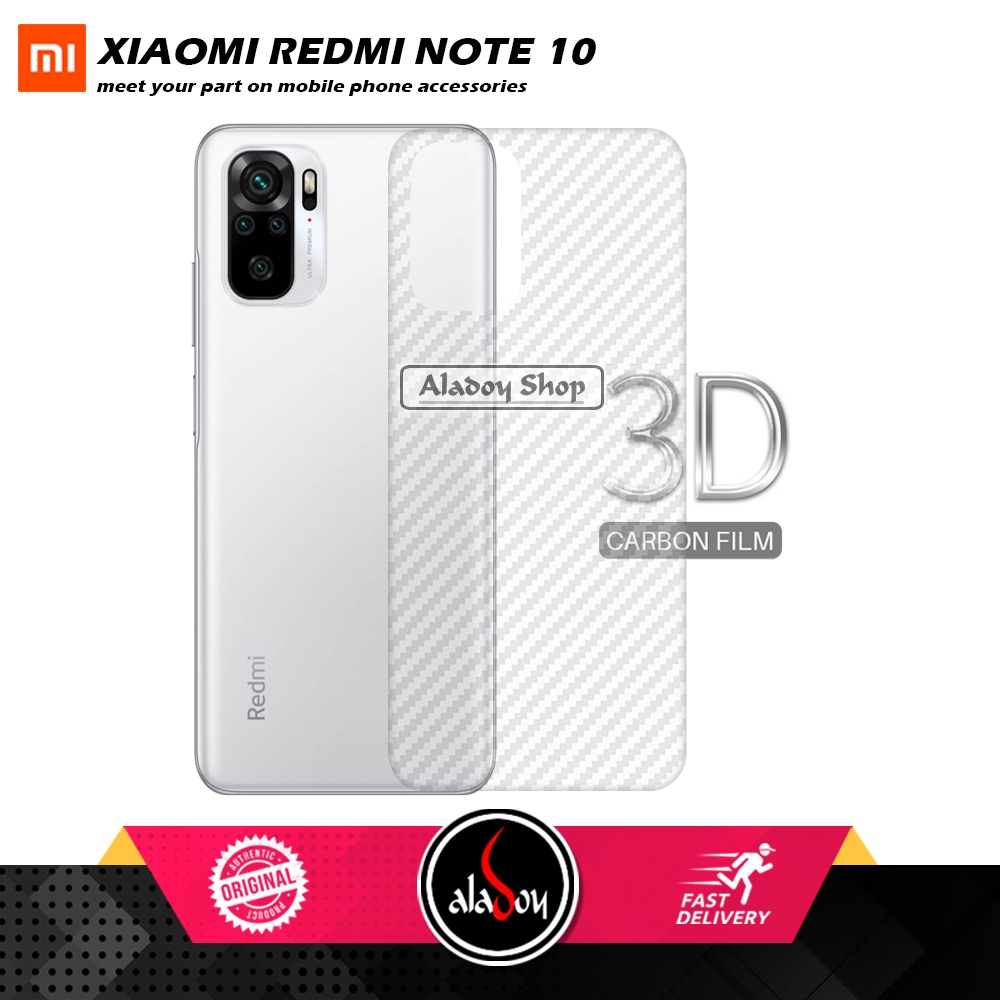 PAKET 3 IN 1 Tempered Glass Layar Xiaomi Redmi Note 10 2021 Free Tempered Glass Camera Free Skin Carbon