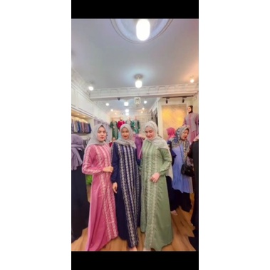 bismillahirrahmanirrahim ready gamis bordir humaira