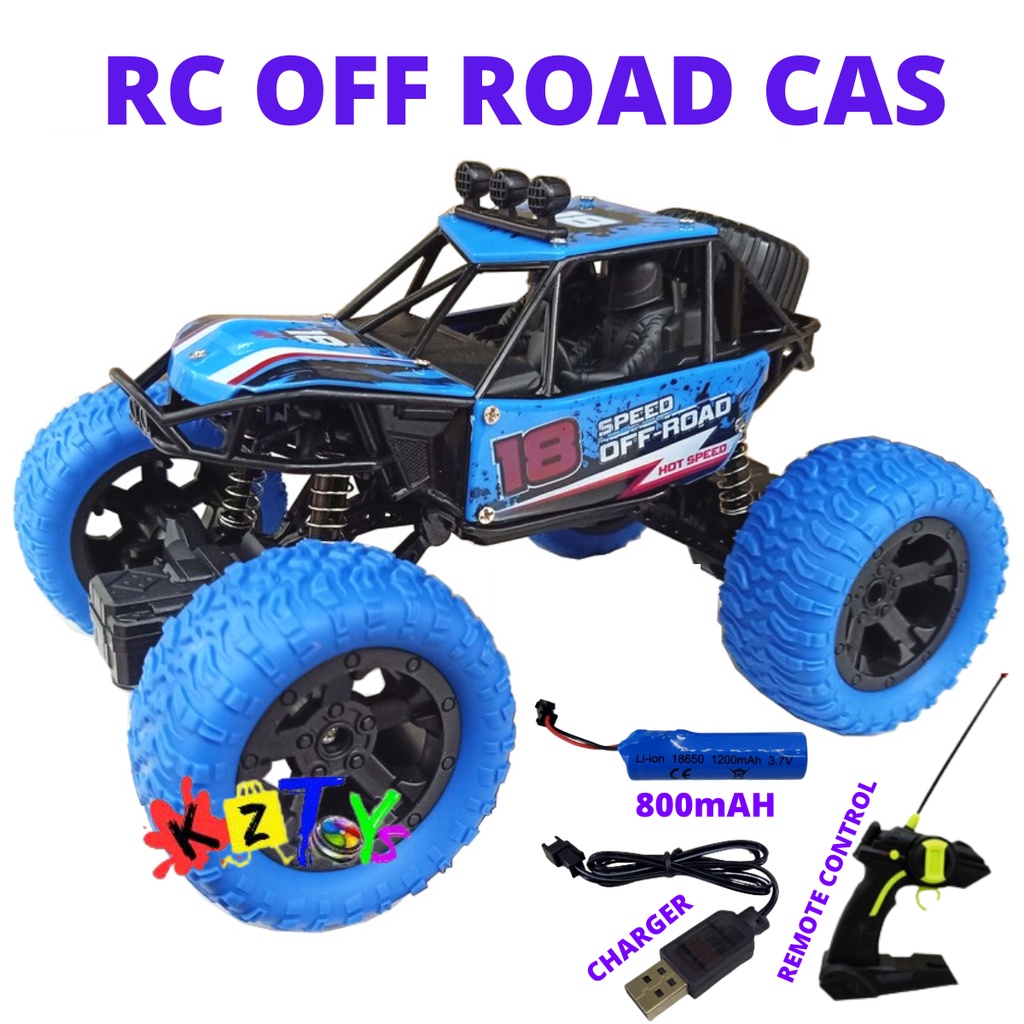 MAINAN RC OFF ROAD VEHICLE ROCK CRAWLER MOBIL METAL BODY CLIMBING CAR