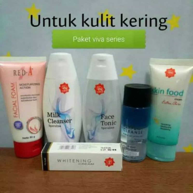 Viva Paket Perawatan Untuk Kulit Kering 6 in 1