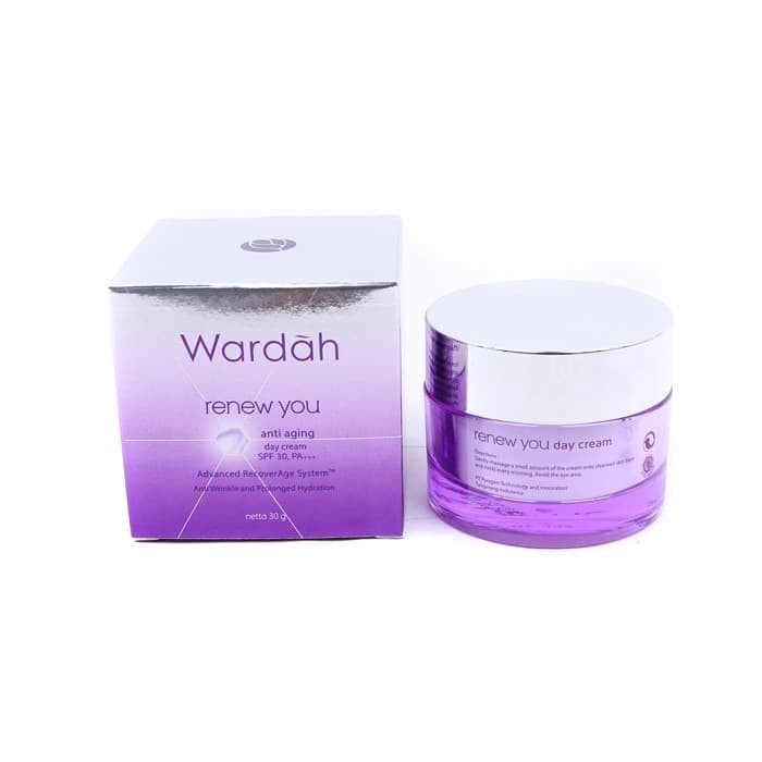 Wardah Renew You Anti Aging Day Cream 30gr Kream Siang Wardah Krim Penuaan