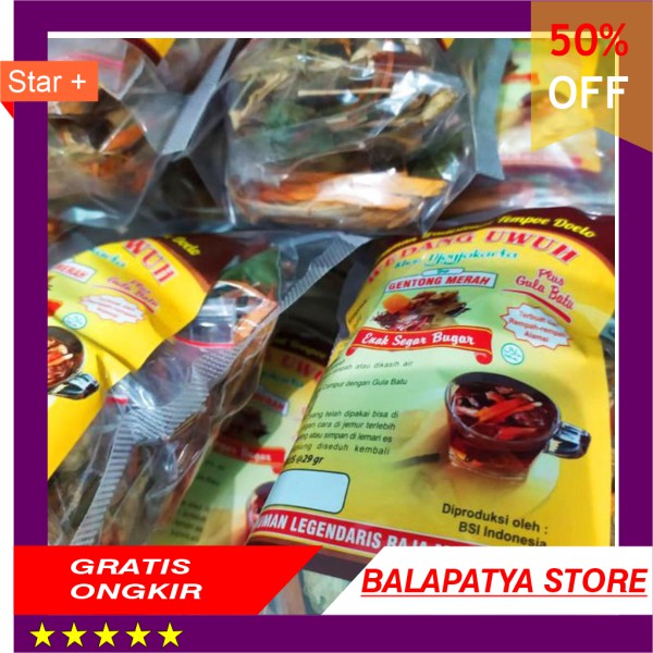

BEST SELLER !!! Wedang Uwuh Original Asli Yogyakarta Komplit Plus Jahe Asli Gula Batu Dan Kapulaga