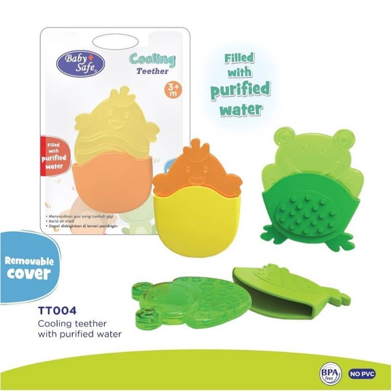 Baby Safe Cooling Teether with case / babySafe mainan gigitan bayi with purified water