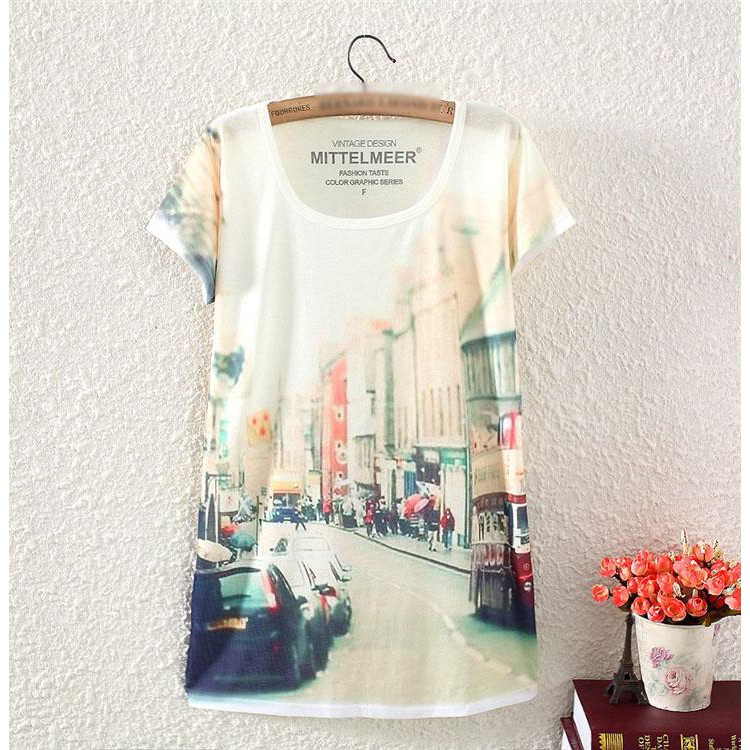 T-Shirt Korean Fashion 15F418