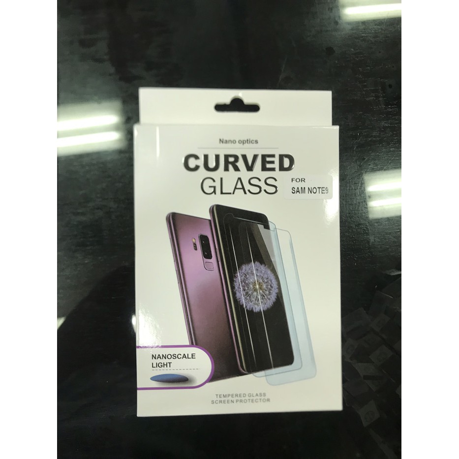 TEMPERED GLASS KACA UV GLUE CURVE SAMSUNG Note 10 plus Nano scale light