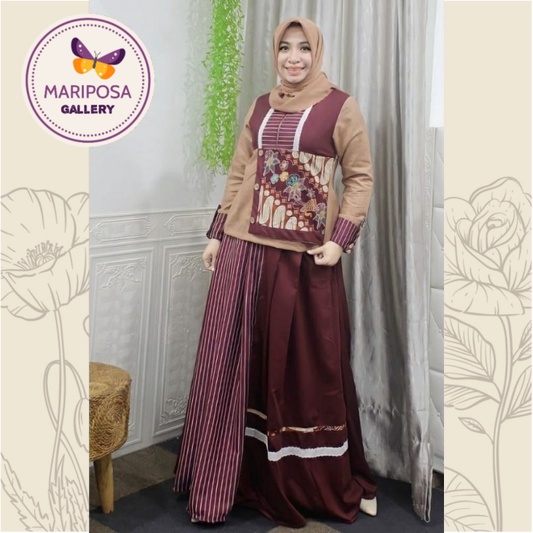 DEURA Busana Muslim Terbaru / Dress Deura / Gamis Deura Original / Setelan Gamis Deura 268 Original