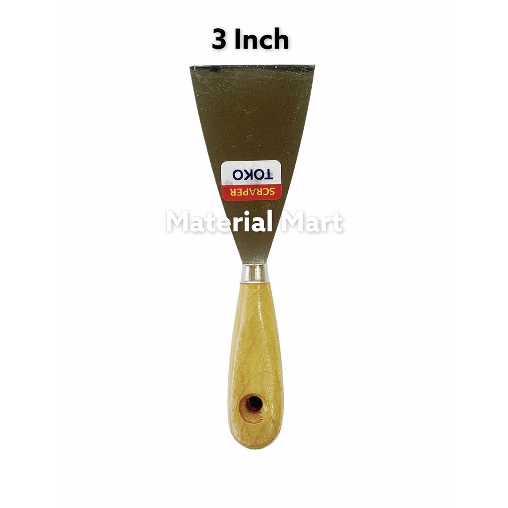 Kape Gagang Kayu 3 Inch | Scrapper 3&quot; | Skrap | Sekrap | Kapi GG | Material Mart