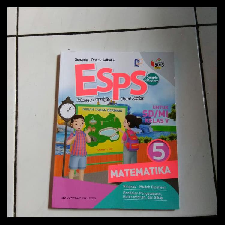 Esps Matematika Kelas 5 Sd Penerbit Erlangga Kurikulum 2013 Kode 784