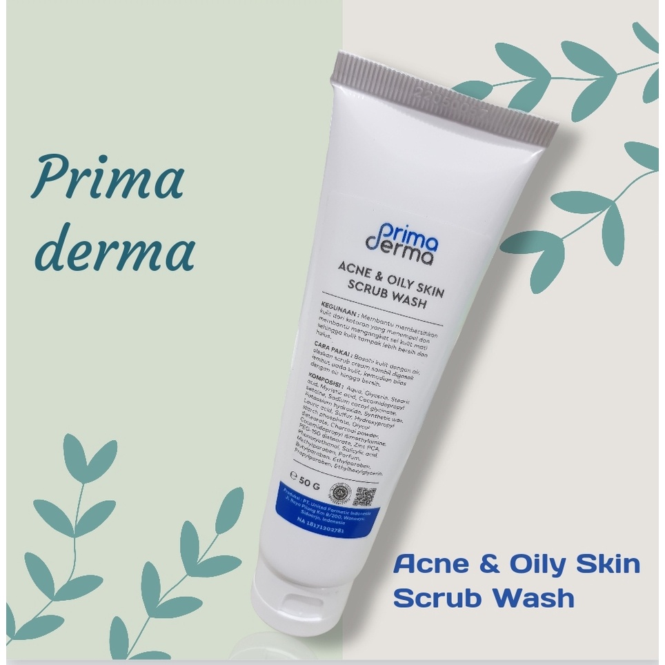 Primaderma Acne and Oily Scrub Wash