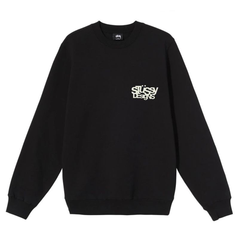 S - XXXXXL(6XL) Sweater STUSSY DESIGN BIGSIZE Sweatshirt Oversize Streetwear Urban Style CrewNeck Jumbo Pria Wanita Harajuku Loose Long Sleeve