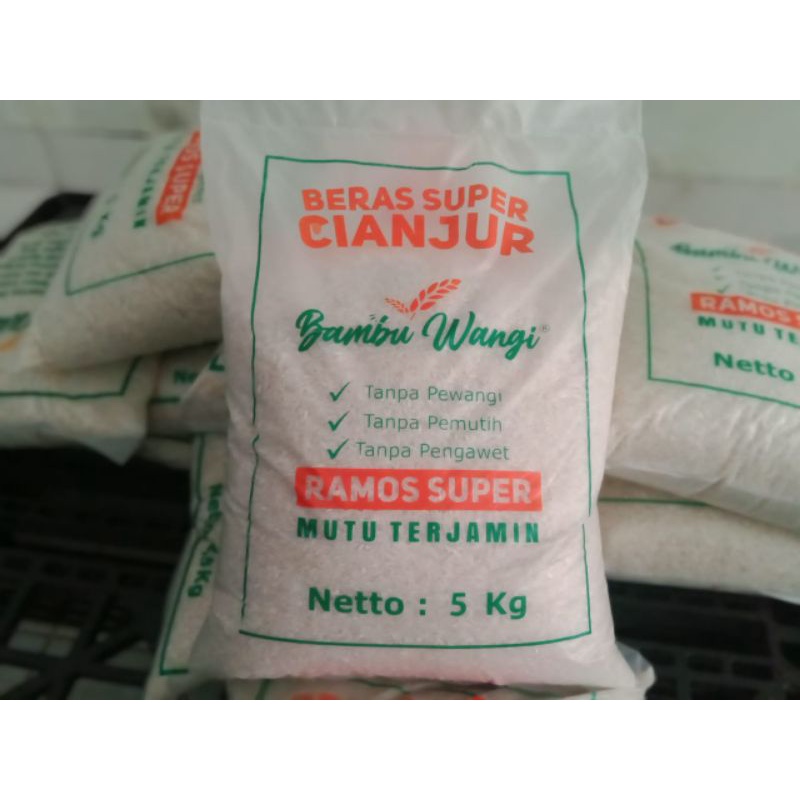 

Beras Ramos Super Merk Bambu Wangi 5 KG