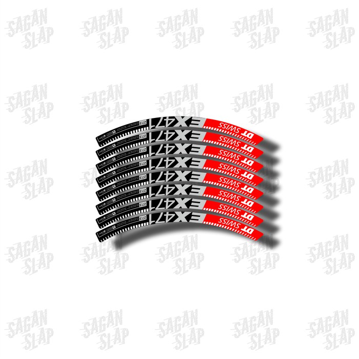 READY  Sticker DT SWISS EX471 Lebar Stiker 2cm Decal Rim Mtb Downhill