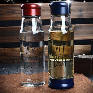  Botol  Minuman  dengan Infuser dan Bahan Kaca  Ukuran 420ML 