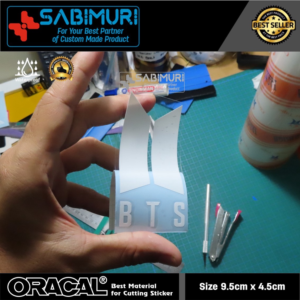 Cutting Stiker Sticker Logo BTS