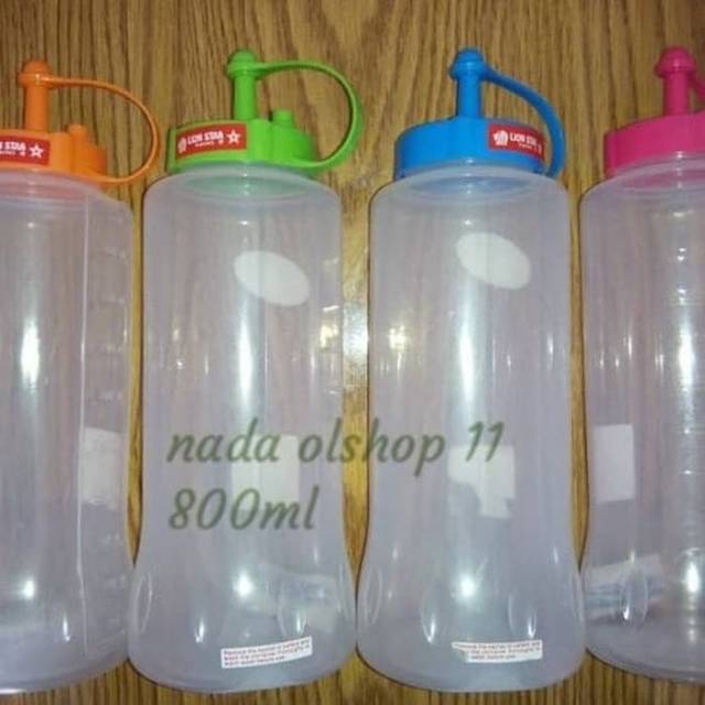 Botol Saus/kecap/mayones Lion star 800ml