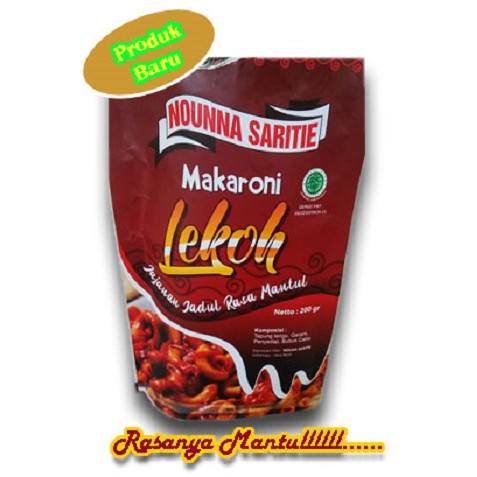 

MAKARONI LEKOH 200gr,pedas jajanan jadul rasa mantul